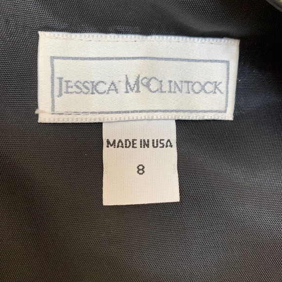 Vintage Jessica McClintock Dress With Jacket Size 8 - Picture 11 of 15